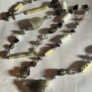 Cream & White Beads